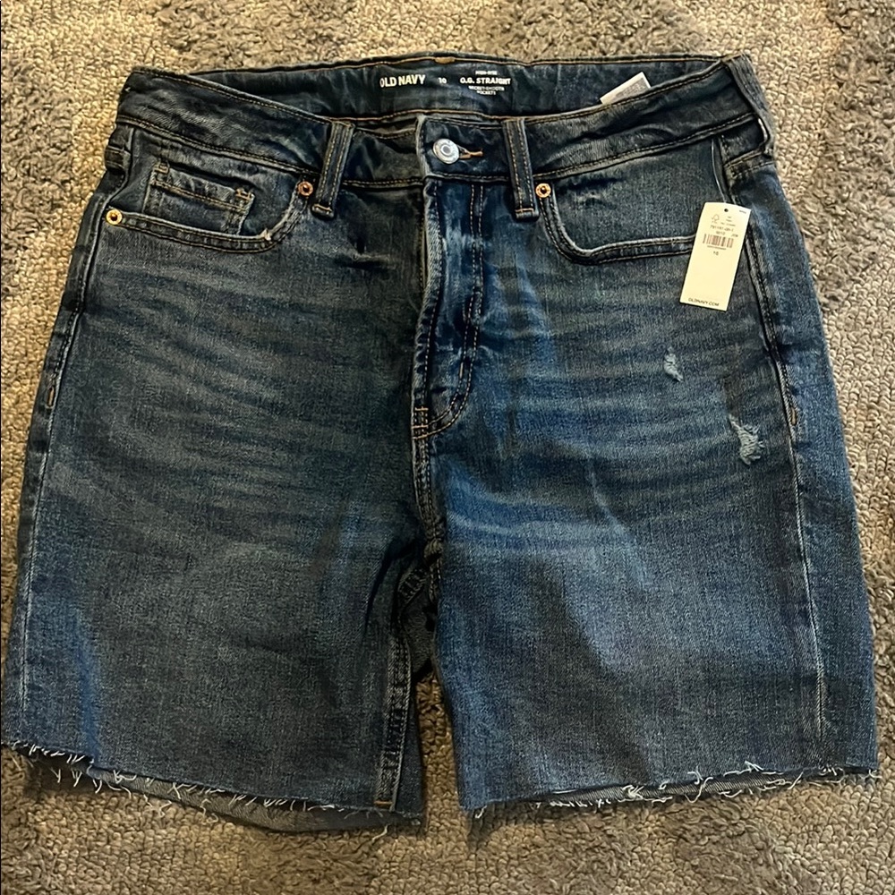 Old Navy high rise OG straight shorts
